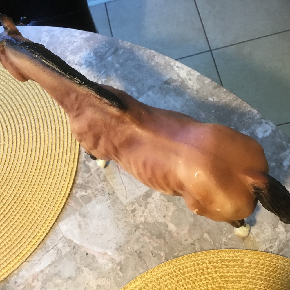 Horse Needs New Home! (11 3/4in long and 8 in Tall ear to legs) - Picture 13 of 16